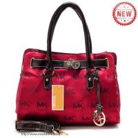 michael kors logo monogram medium rood bakken Outlet Antwerpen y3tlv932